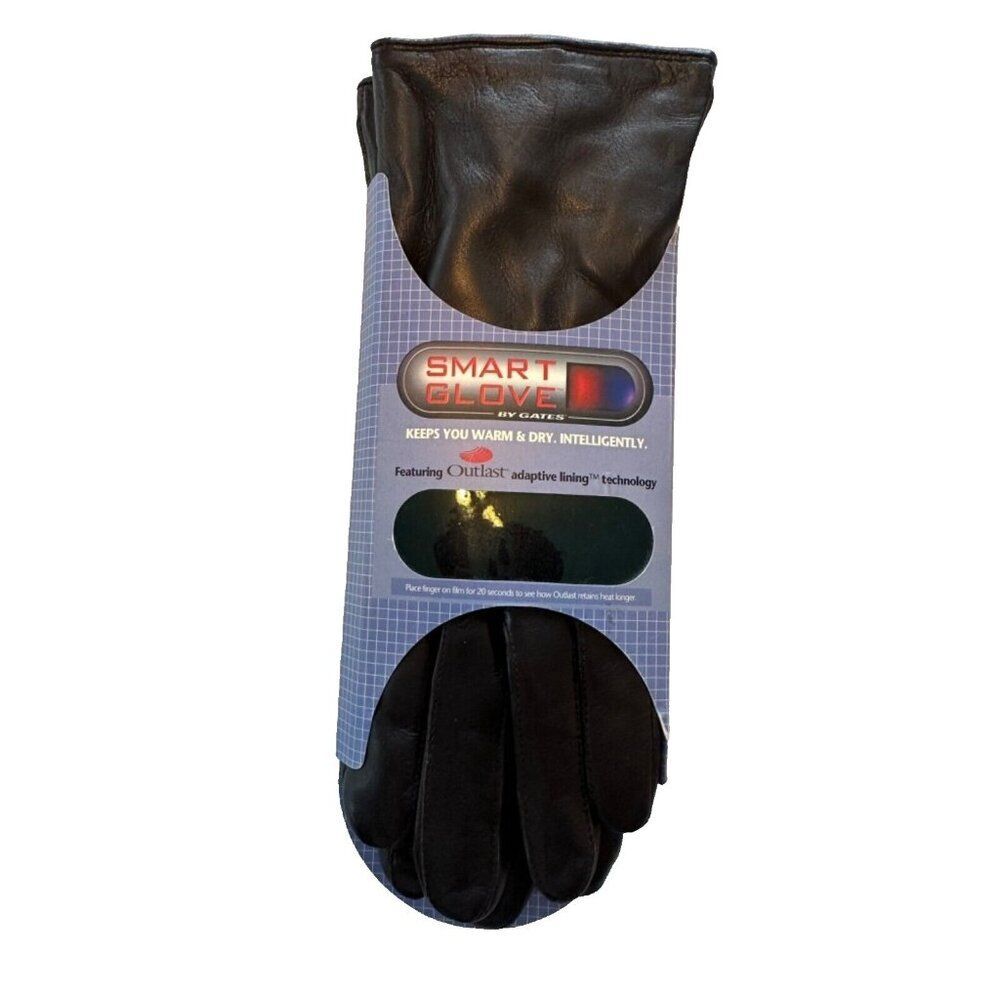 Smart Glove Women's Genuine Leather Glove Dark Brown Size Medium NEW